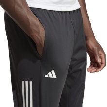 adidas Spodnie treningowe do tenisa 3-Pasy Knitted Pant (Aeroready) czarne męskie